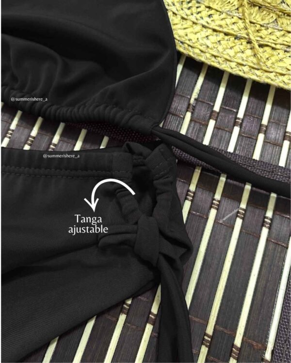 12 VESTIDOS TANGA ANCHA NEGRO