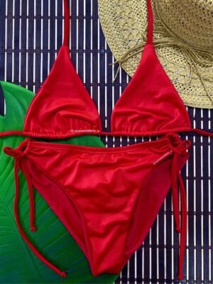 VESTIDOS TANGA ANCHA ROJO
