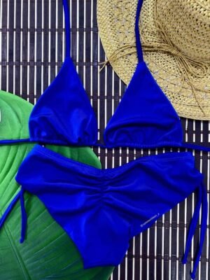 VESTIDOS TANGA ANCHA AZUL REY